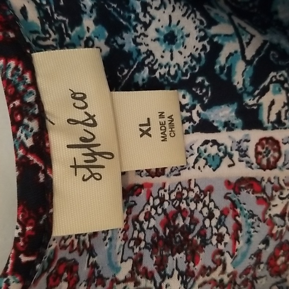 Style & Co crochet panel maxi dress - Picture 7 of 7